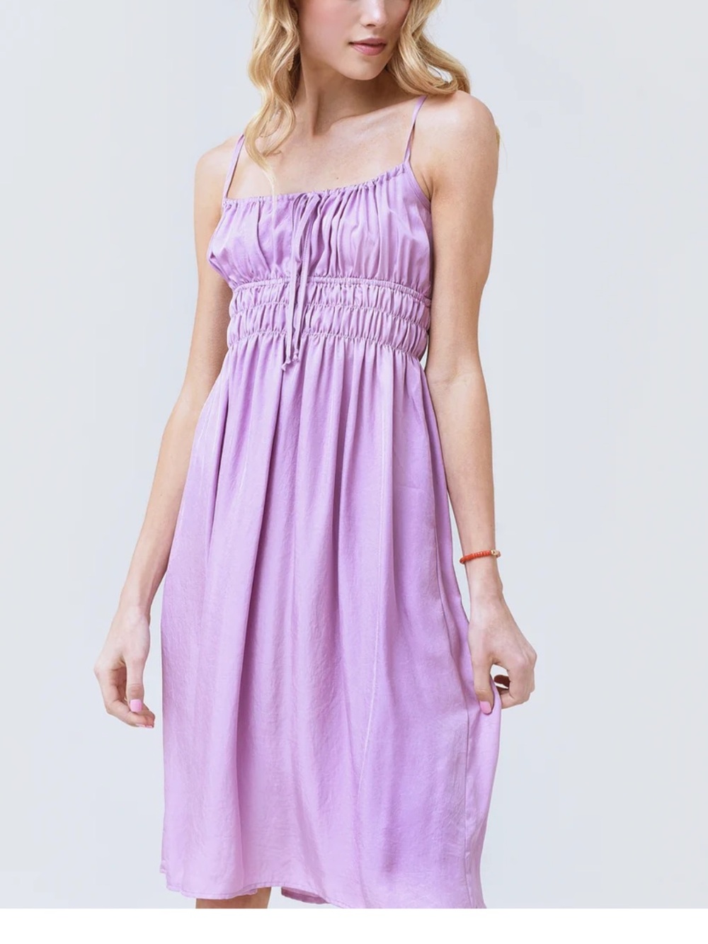 Ciao Lucia Lilac Gabriella Midi Dress